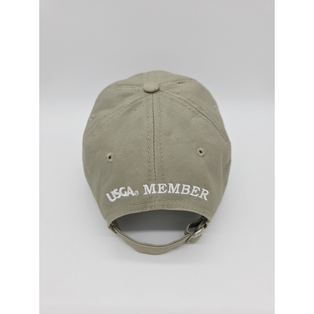 USGA Member US Open Hat 2013 MERION Strap Back Cap Adjustable Beige Excellent - Picture 3 of 7